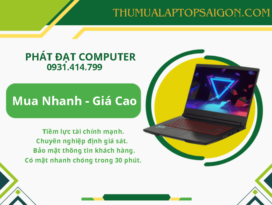 thu mua laptop cũ giá cao tận nơi tphcm